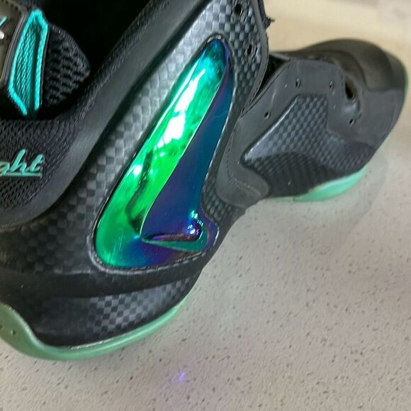 Nike Lil Penny Posite Black Hyper Jade Mens Size 11.5 (630999-002) - Picture 5 of 8